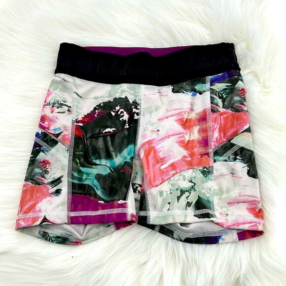 Lululemon What The Sport Short *Full-On Luxtreme - Pigment Wave Multi - 2 - Picture 1 of 7